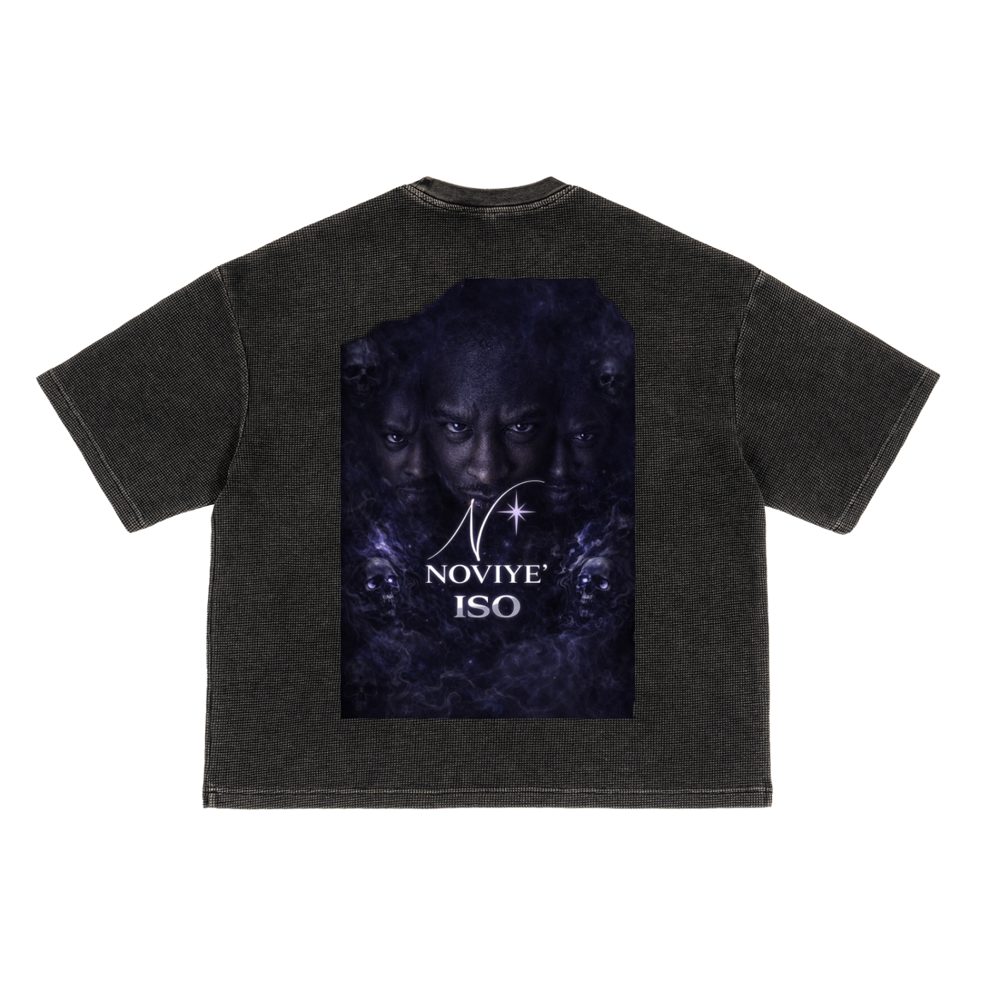 Textured Waffle Washed Boxy T-Shirt