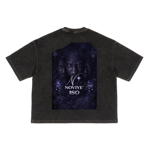 Textured Waffle Washed Boxy T-Shirt